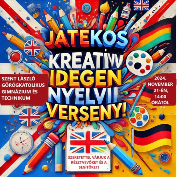 Játékos kreatív idegen nyelvi verseny