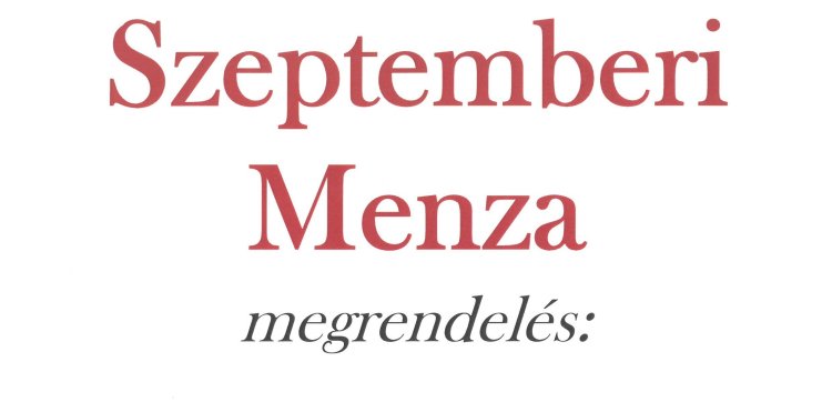 Étkezés megrendelése