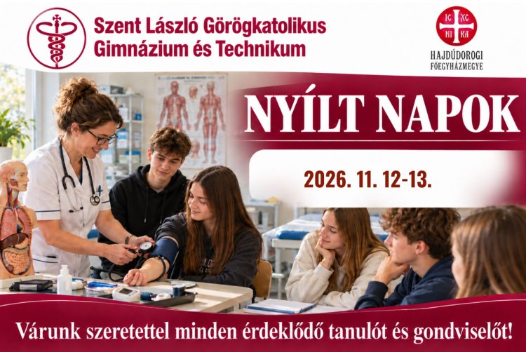 Nyílt napok: 2026. november 12-13.